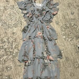 Jessakae tiered midi dress